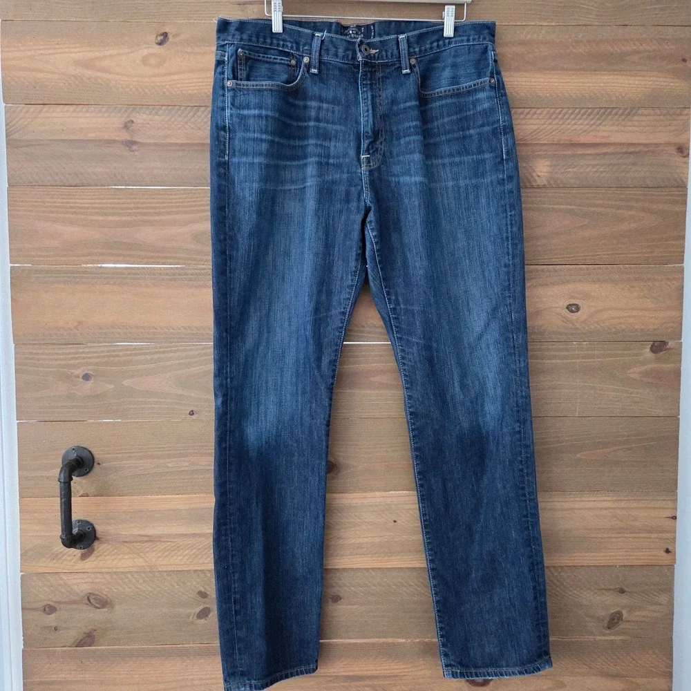Lucky Brand 121 Heritage Slim Jeans Dark Wash Denim Mens 38x34